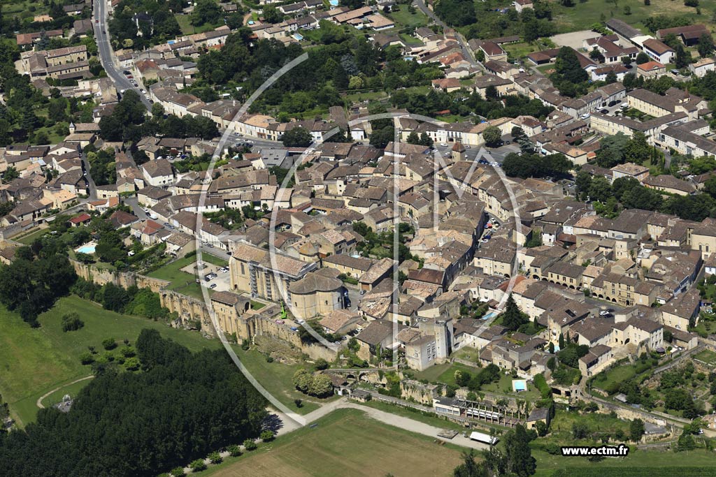 Photo arienne de Saint-Macaire