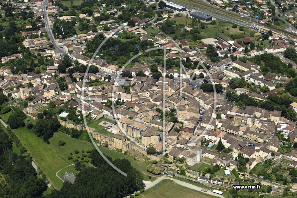 Photo arienne de Saint-Macaire