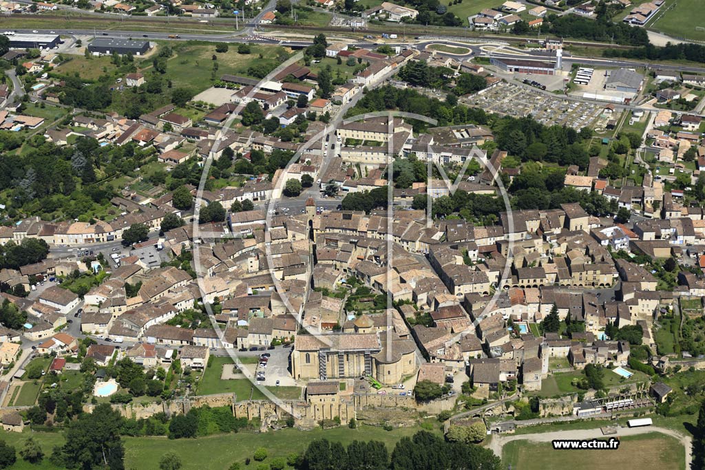 Photo arienne de Saint-Macaire