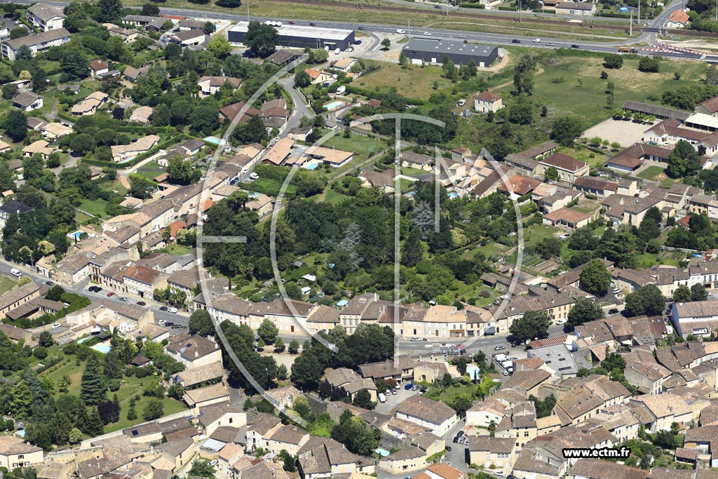 Photo arienne de Saint-Macaire