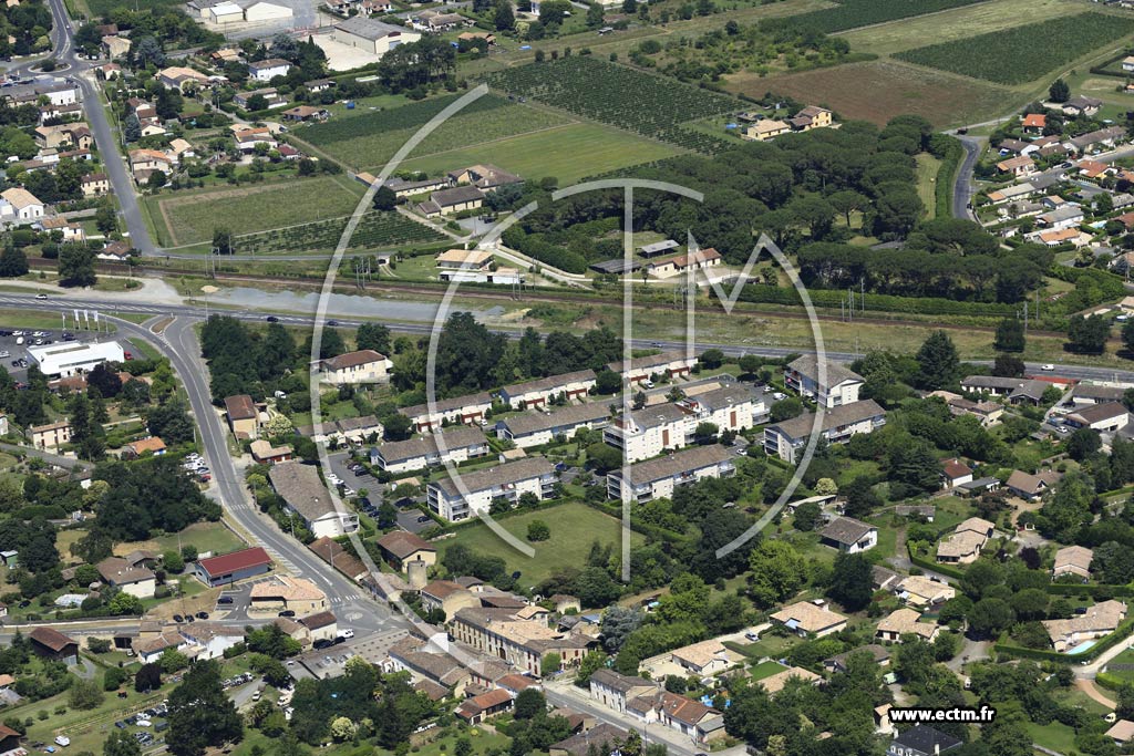 Photo arienne de Saint-Macaire
