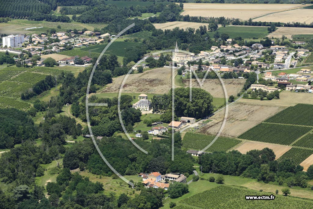 Photo arienne de Saint-Pierre-de-Mons (Bouchet)