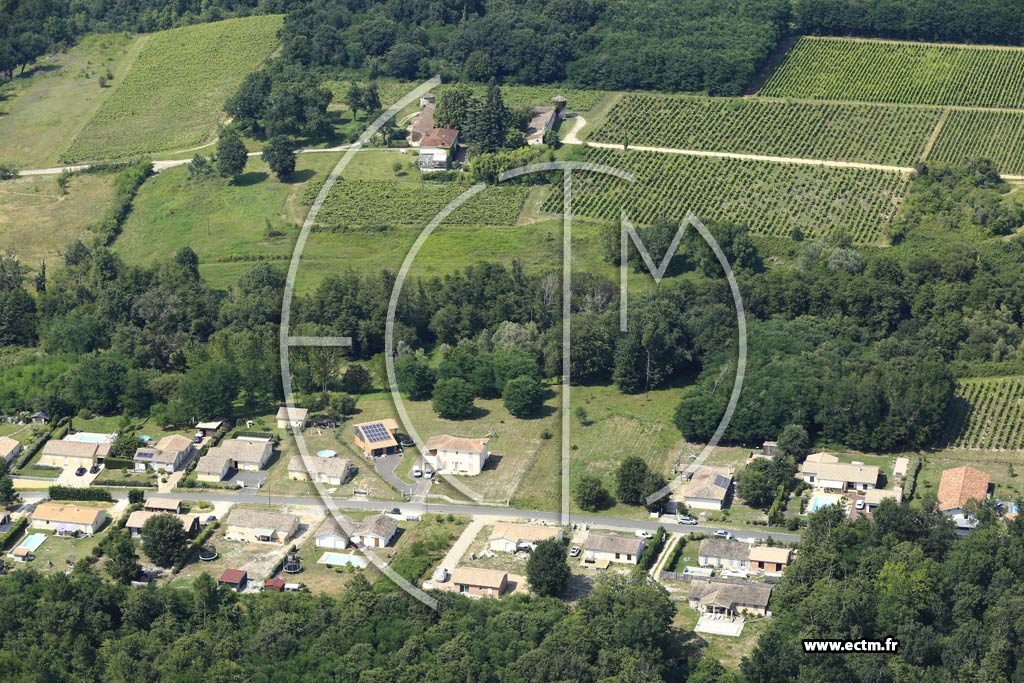 Photo arienne de Sauternes (la Bouray)