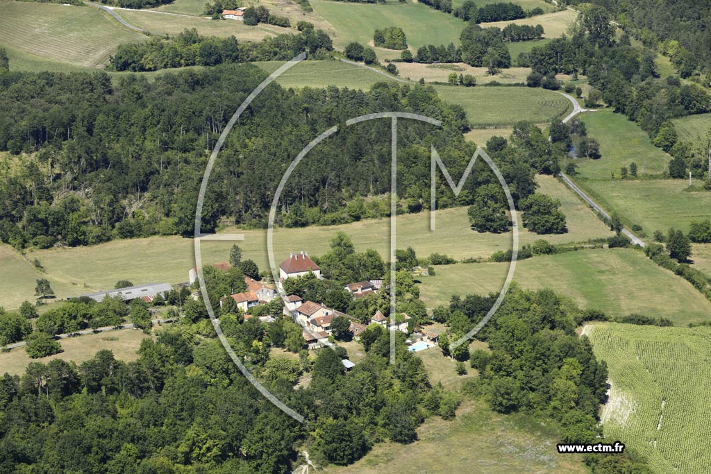Photo arienne de Allemans (Savignac)