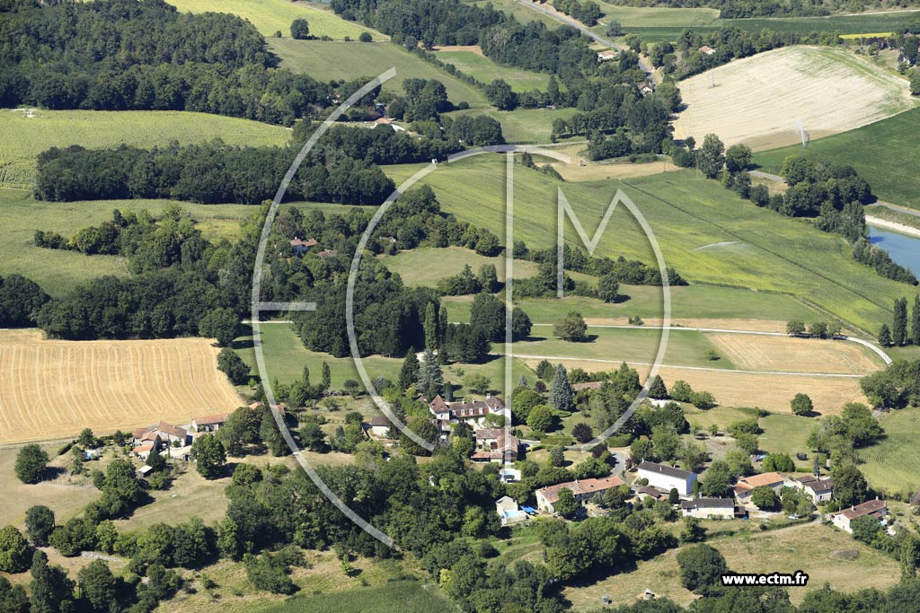 Photo arienne de Celles (le Volveix)