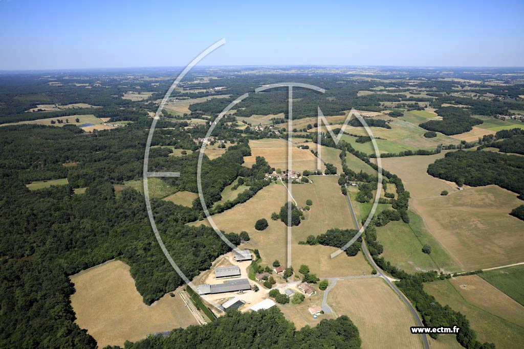 Photo arienne de La Jemaye-Ponteyraud (le Parc de Broc)