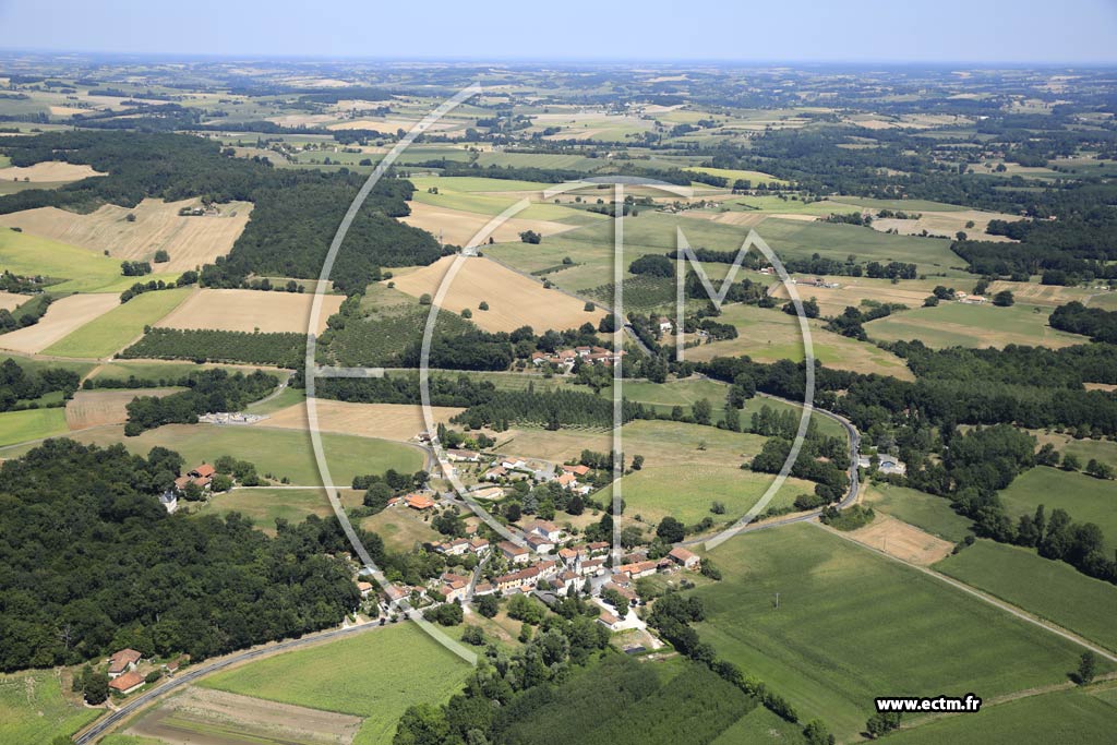 Photo arienne de Laprade