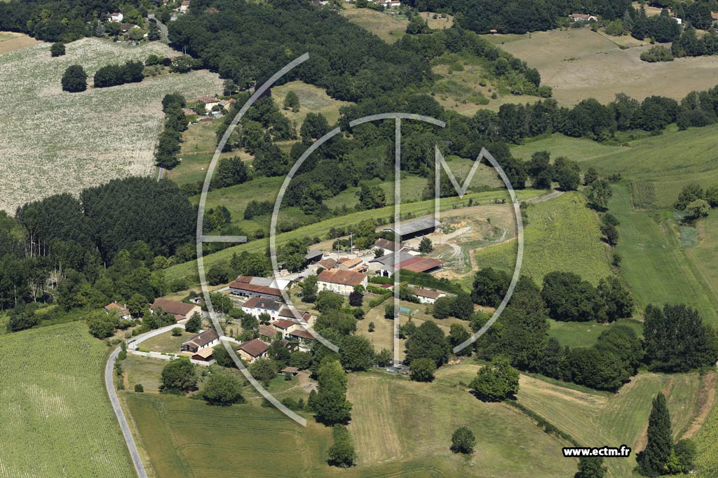 Photo arienne de Ribrac (la Borderie)