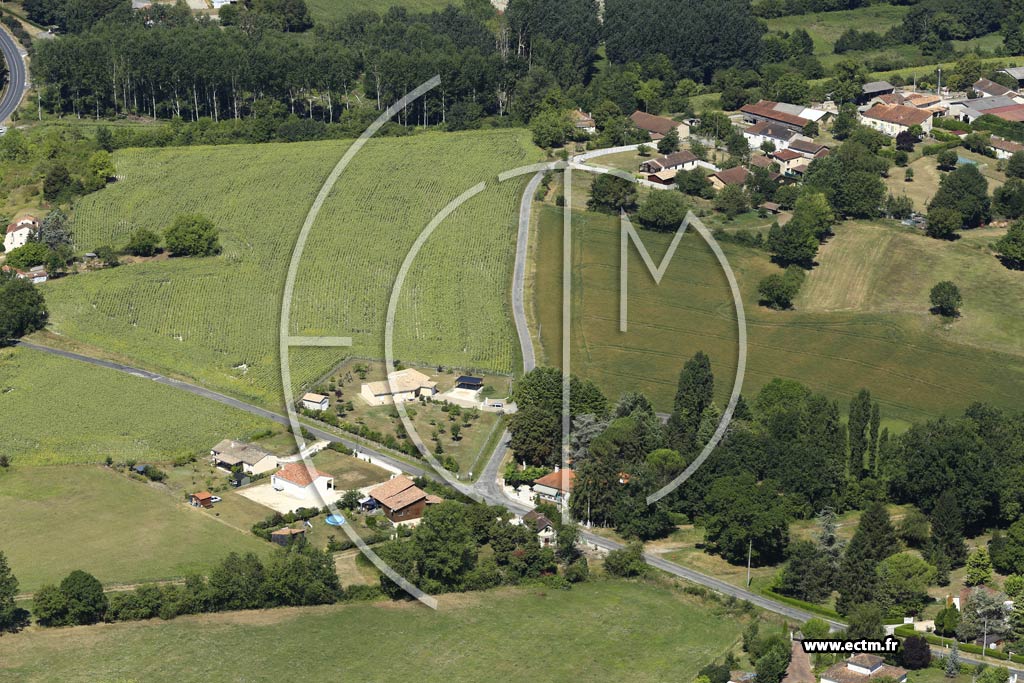 Photo arienne de Ribrac (la Petite Borderie)