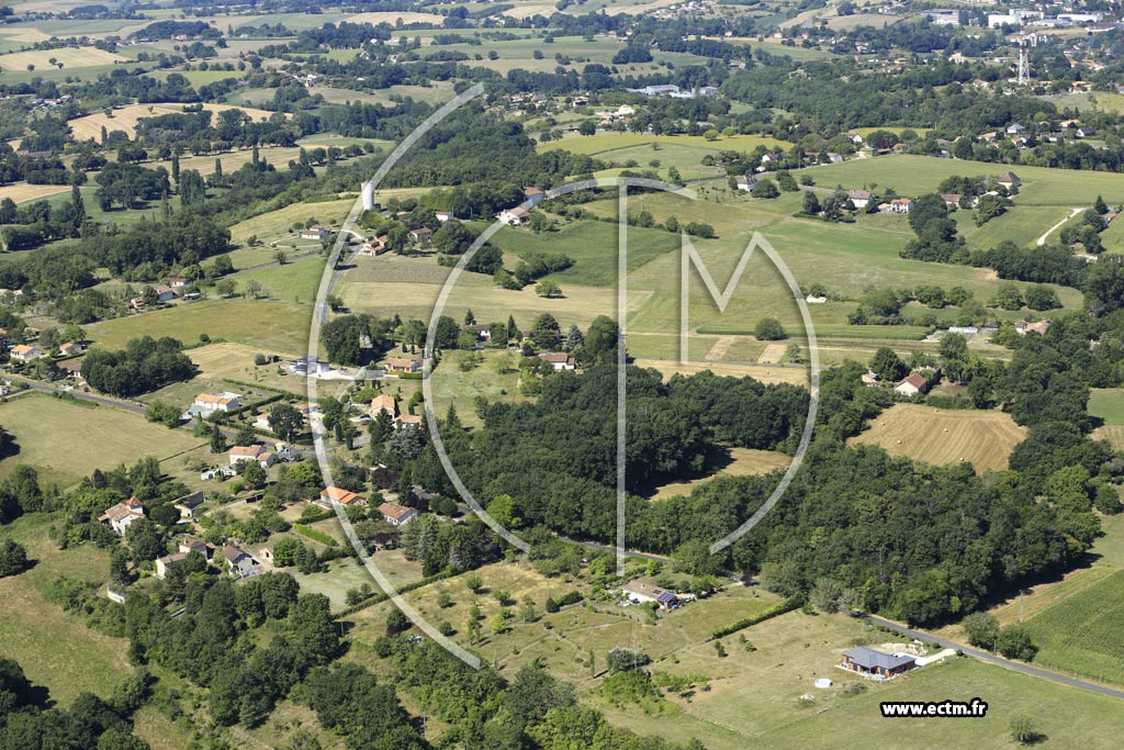 Photo arienne de Ribrac (les Bidoux)