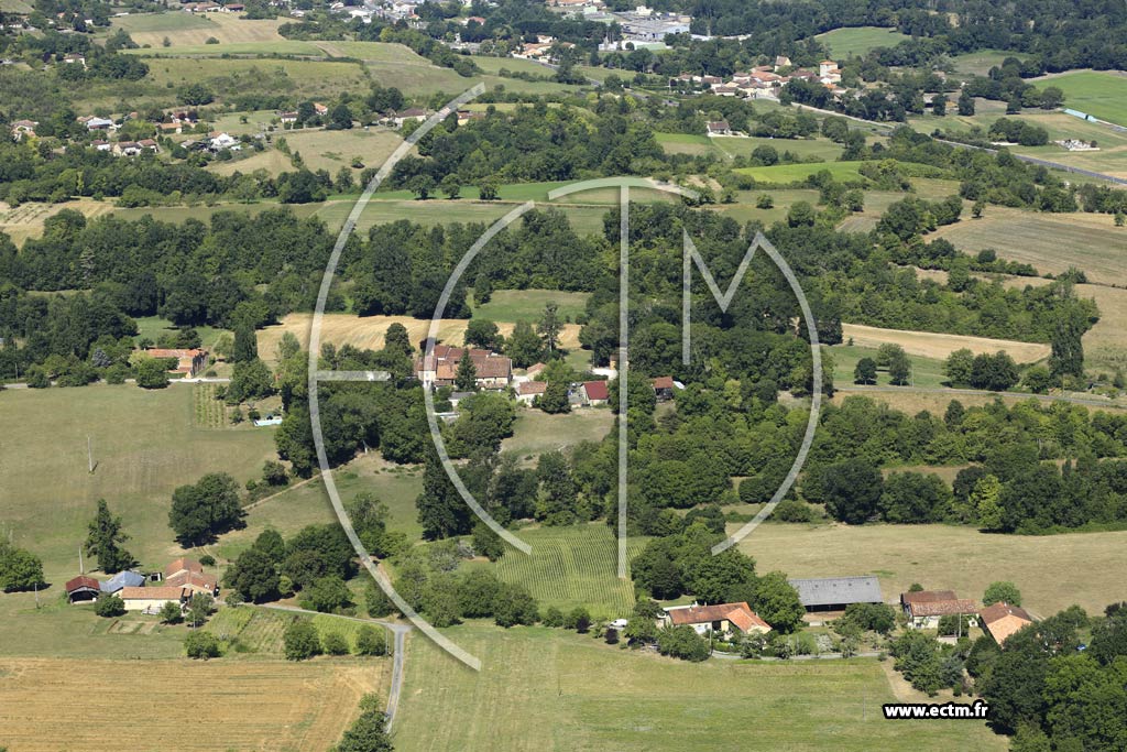 Photo arienne de Ribrac (les Jarisseaux)