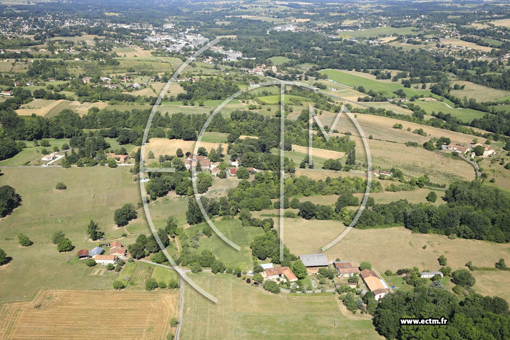 Photo arienne de Ribrac (les Jarisseaux)