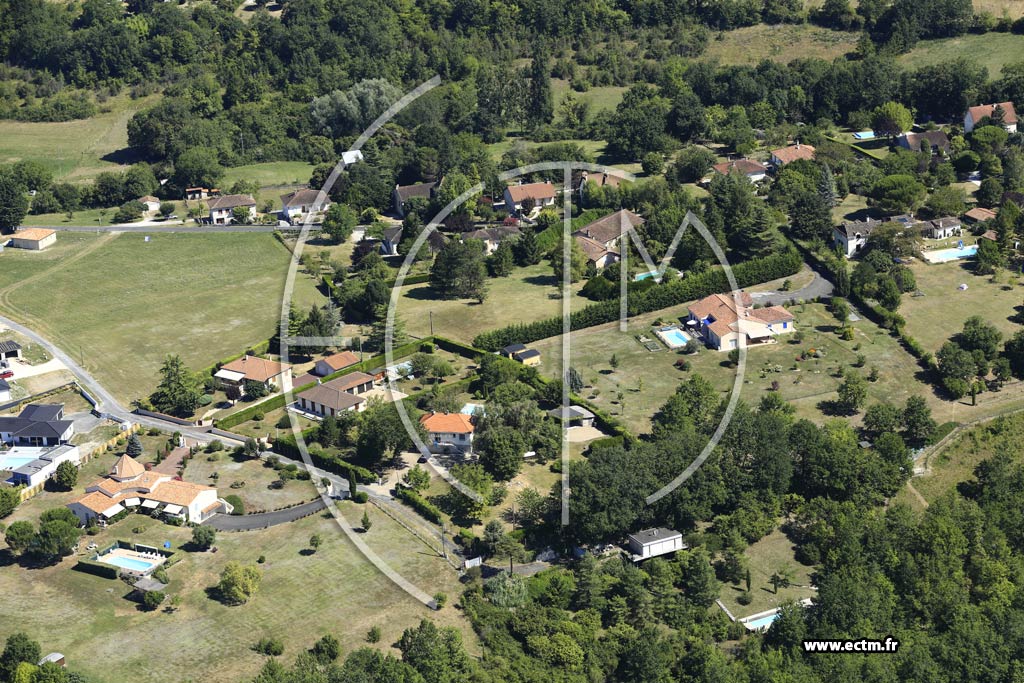 Photo arienne de Ribrac (les Montilloux)