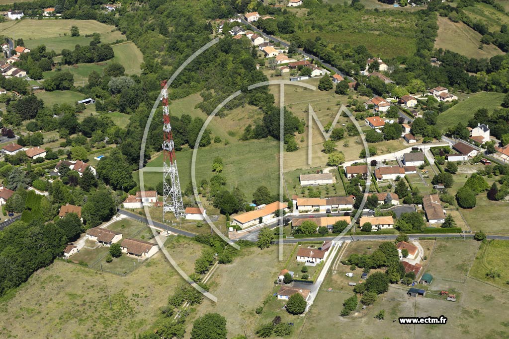 Photo arienne de Ribrac (les Montilloux)
