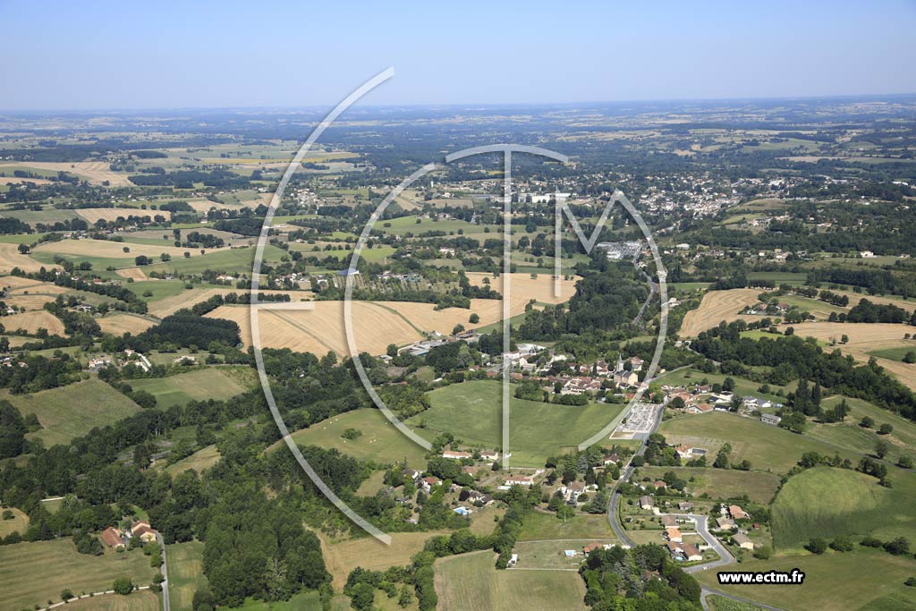 Photo arienne de Saint-Martin-de-Ribrac
