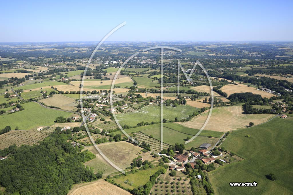 Photo arienne de Saint-Martin-de-Ribrac (Bidonneau)
