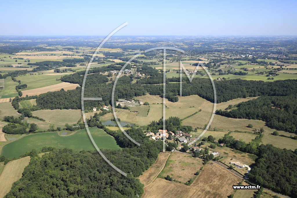 Photo arienne de Saint-Martin-de-Ribrac (Chez Barrat)