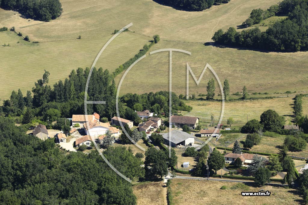 Photo arienne de Saint-Martin-de-Ribrac (Chez Barrat)