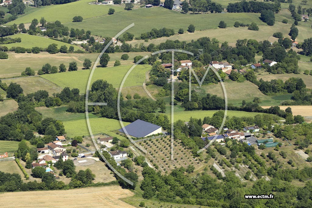 Photo arienne de Saint-Martin-de-Ribrac (Chez Gaillou)