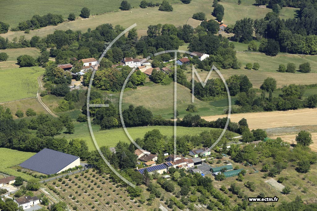 Photo arienne de Saint-Martin-de-Ribrac (Chez Gaillou)