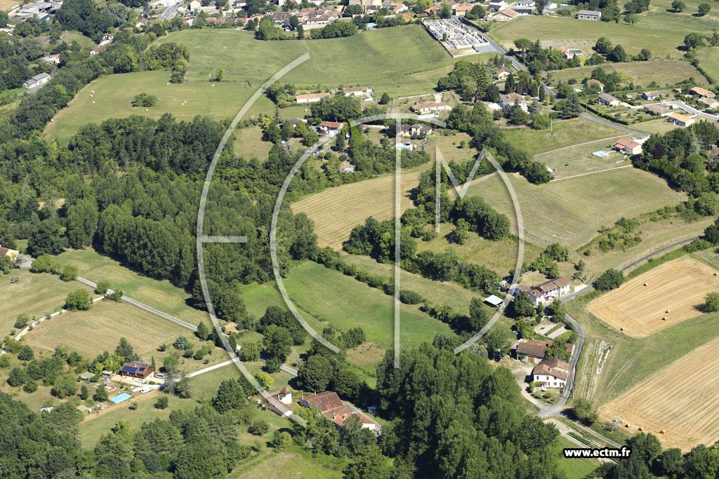 Photo arienne de Saint-Martin-de-Ribrac (Chez Pni)