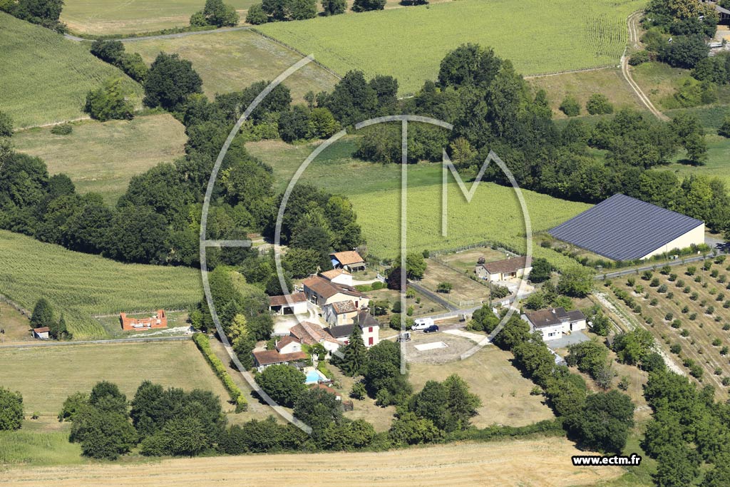 Photo arienne de Saint-Martin-de-Ribrac (Enbrandes)