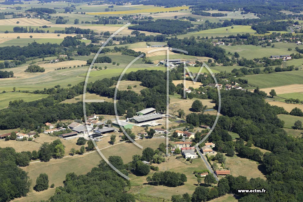 Photo arienne de Saint-Martin-de-Ribrac (Sebinlou)