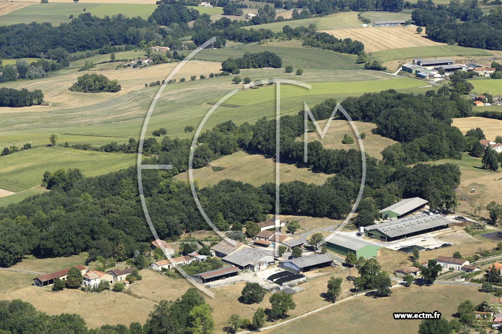 Photo arienne de Saint-Martin-de-Ribrac (Sebinlou)