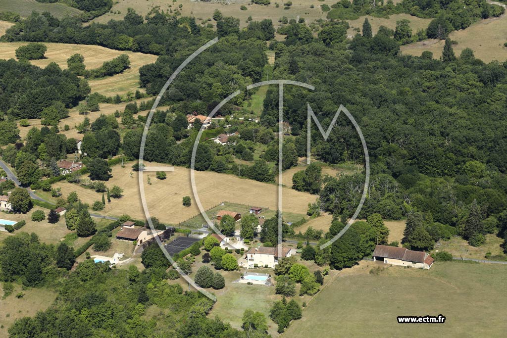 Photo arienne de Saint-Martin-de-Ribrac (Senzelles)