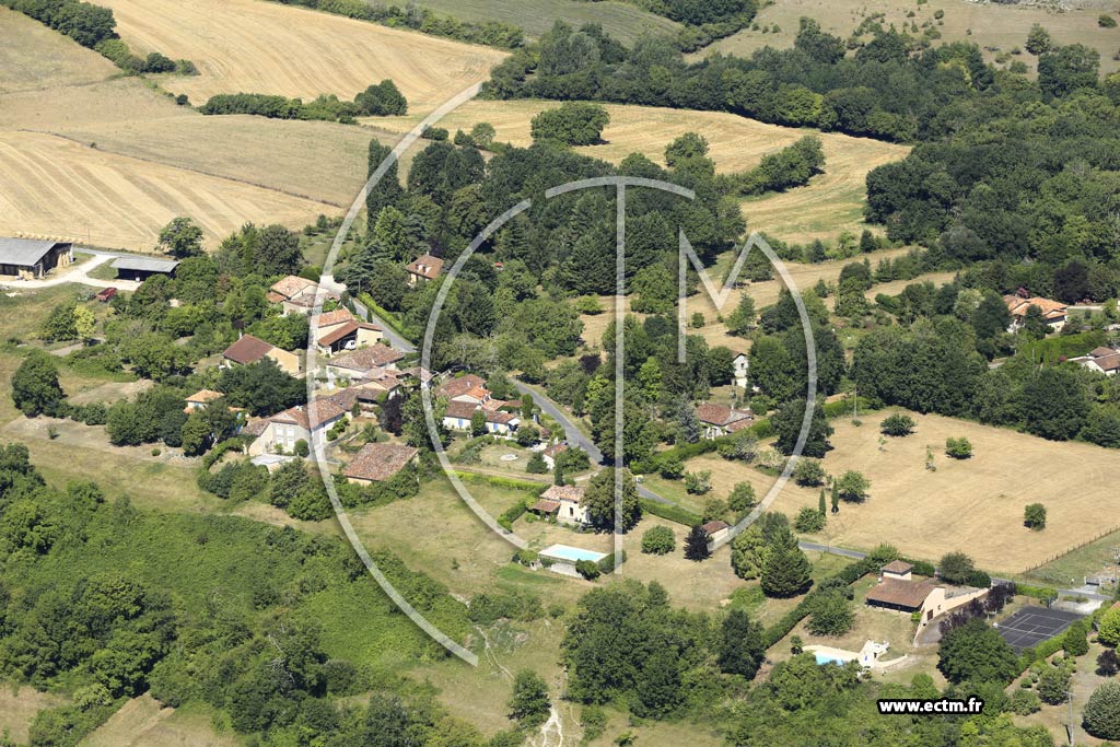 Photo arienne de Saint-Martin-de-Ribrac (Senzelles)