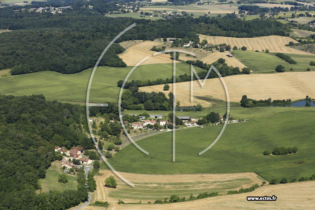 Photo arienne de Saint-Martin-de-Ribrac (Verdier)