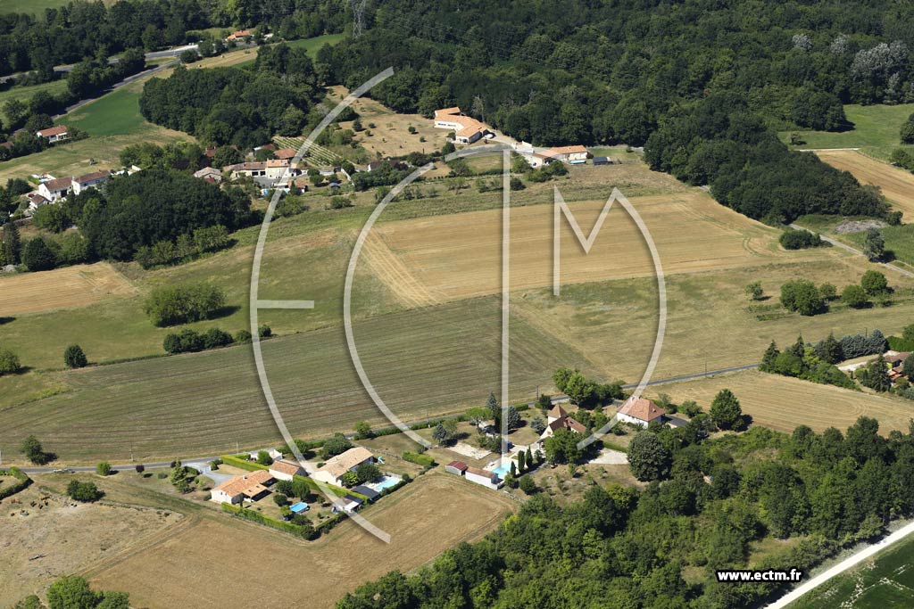 Photo arienne de Saint-Mard-de-Drne (les Bigoussies)