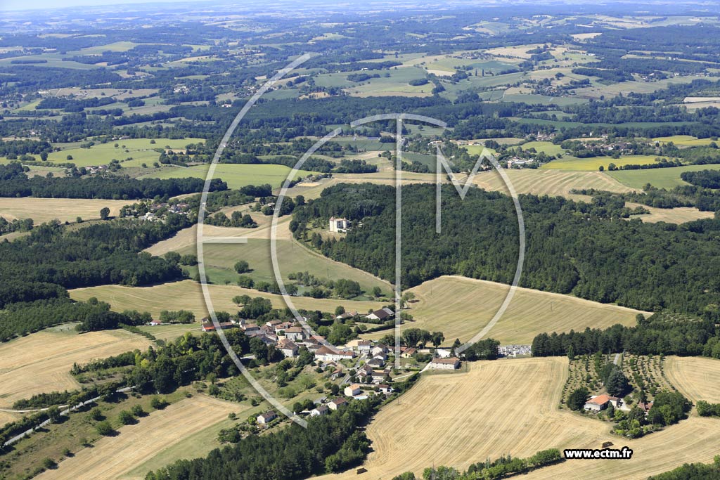 Photo arienne de Saint-Pardoux-de-Drne