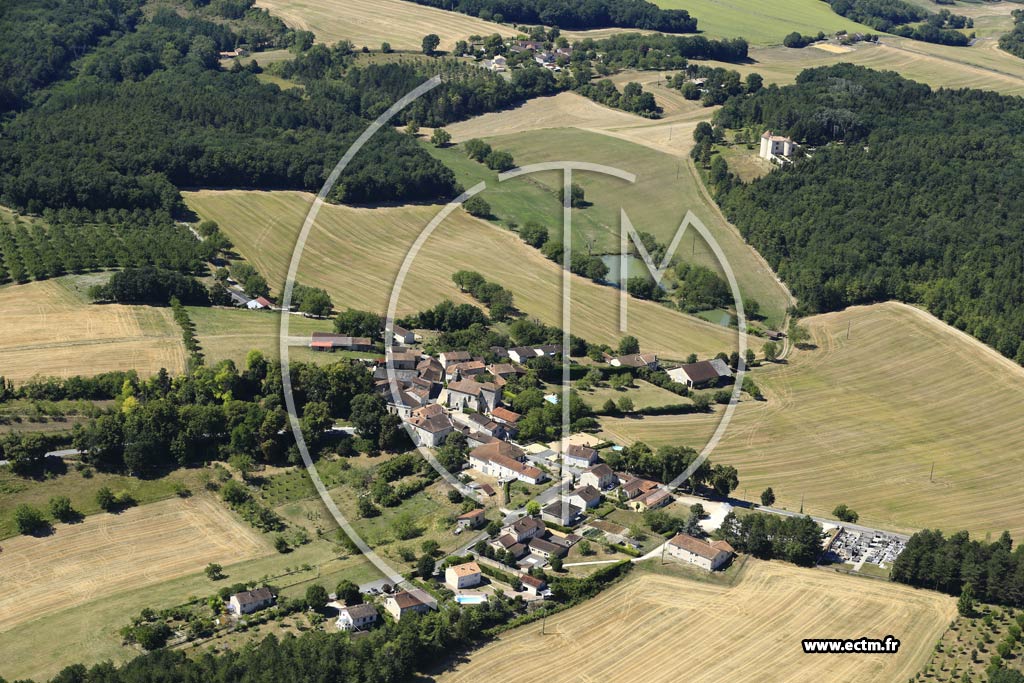 Photo arienne de Saint-Pardoux-de-Drne