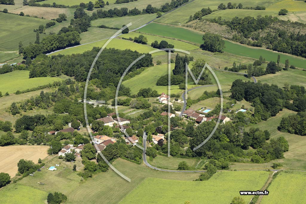 Photo arienne de Saint-Pardoux-de-Drne (Argensac)