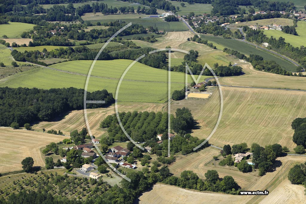 Photo arienne de Saint-Pardoux-de-Drne (Chautard)