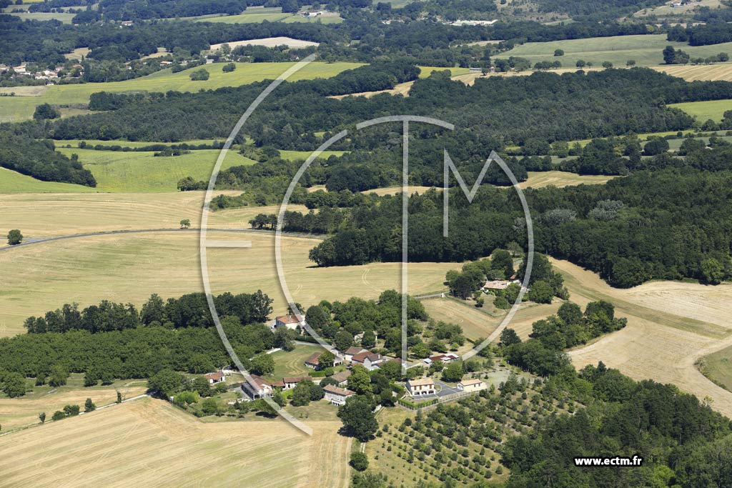 Photo arienne de Saint-Pardoux-de-Drne (Chautard)