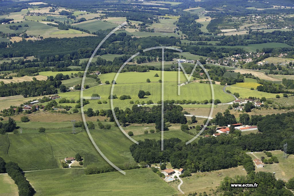 Photo arienne de Saint-Pardoux-de-Drne (les Graves)