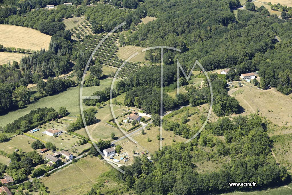 Photo arienne de Saint-Pardoux-de-Drne (Pradaux)