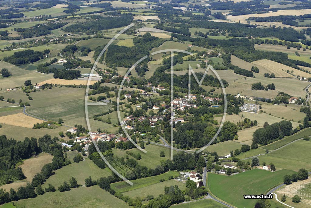 Photo arienne de Saint-Paul-Lizonne