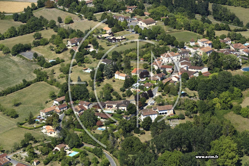 Photo arienne de Saint-Paul-Lizonne