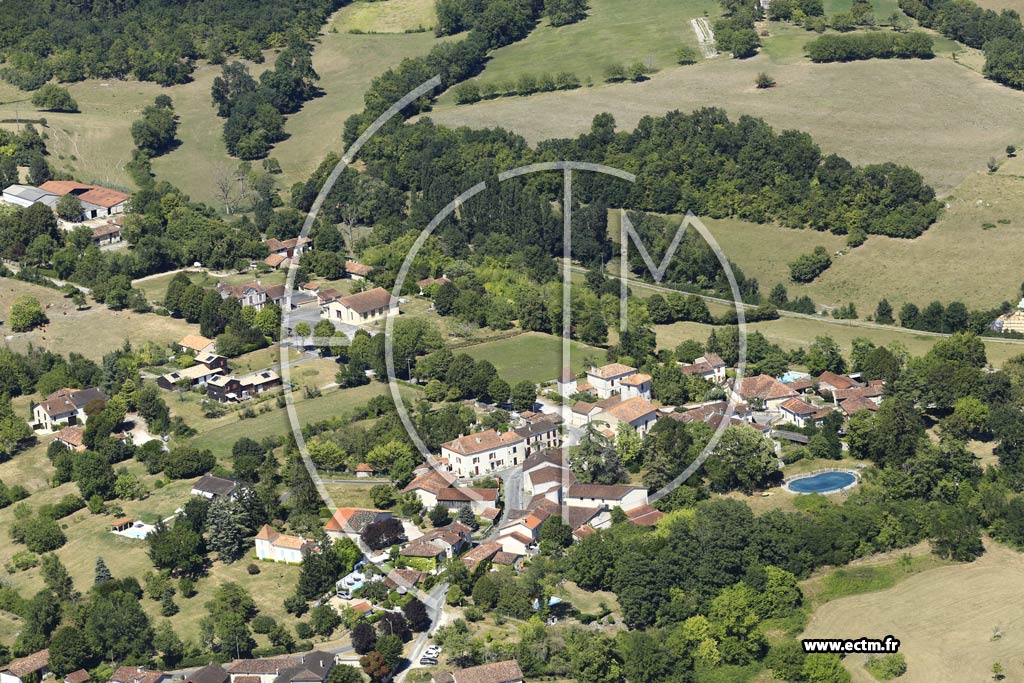 Photo arienne de Saint-Paul-Lizonne