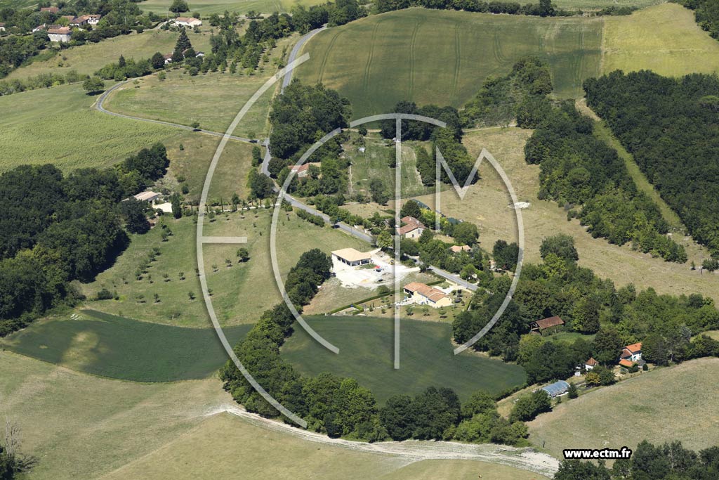 Photo arienne de Saint-Paul-Lizonne (Chez Lebit)