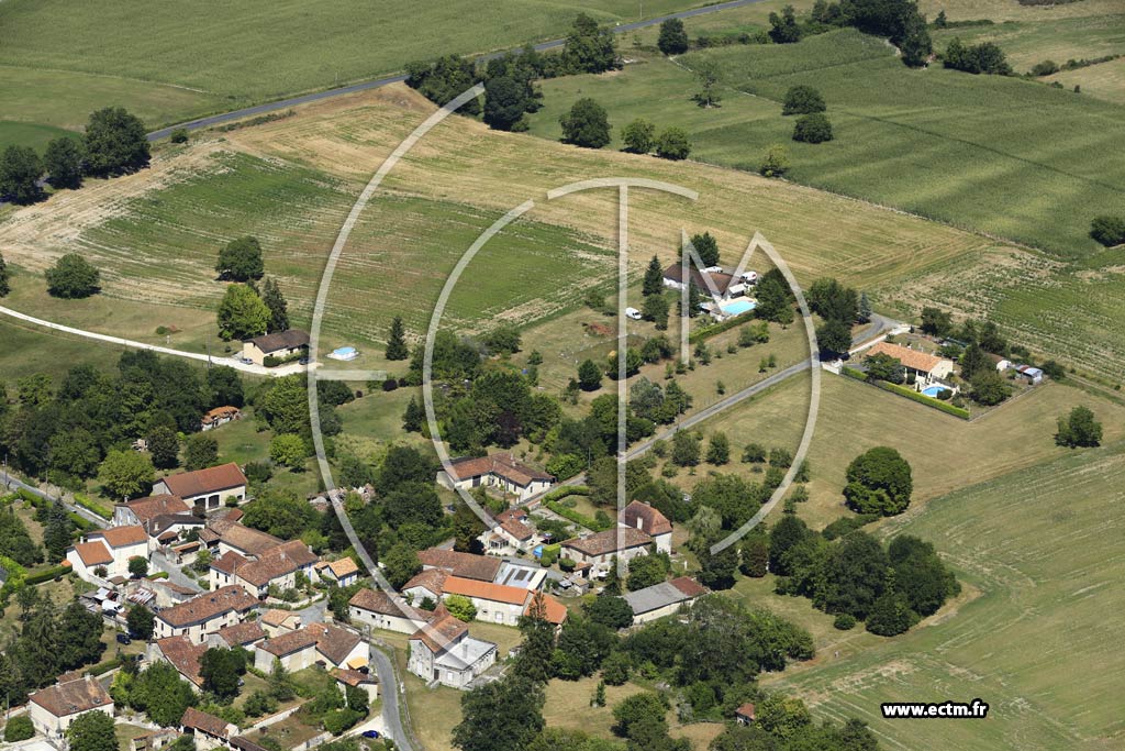 Photo arienne de Saint-Paul-Lizonne (Clauzure)
