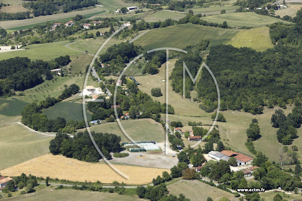 Photo arienne de Saint-Paul-Lizonne (l'tavenie)