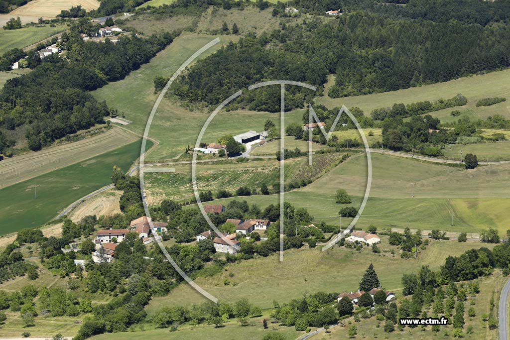Photo arienne de Saint-Paul-Lizonne (Ligon)
