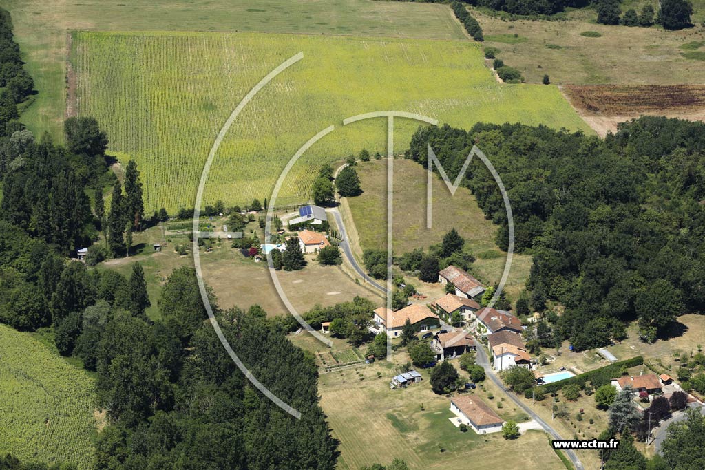 Photo arienne de Saint-Privat-en-Prigord (la Grande Cussonnie)
