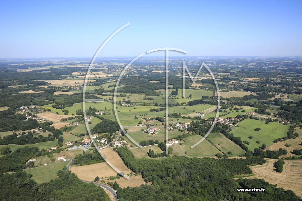 Photo arienne de Saint-Sulpice-de-Roumagnac