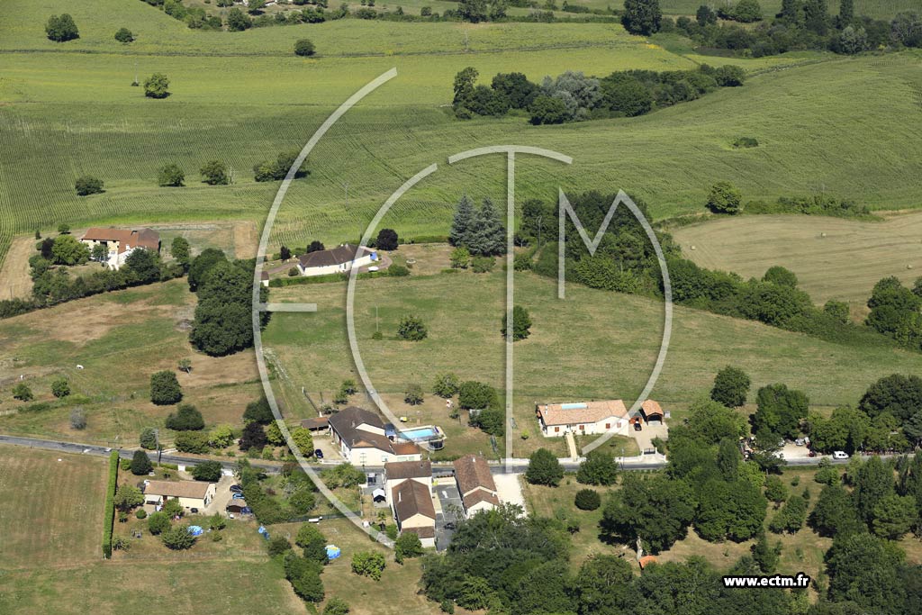 Photo arienne de Saint-Sulpice-de-Roumagnac