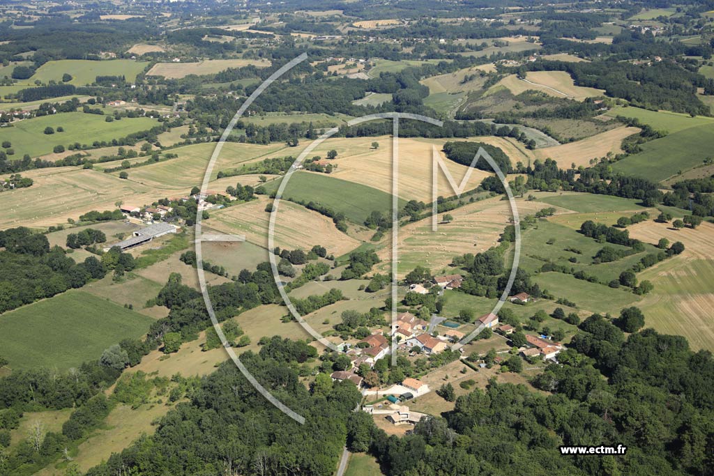 Photo arienne de Saint-Sulpice-de-Roumagnac (la Gilardie)